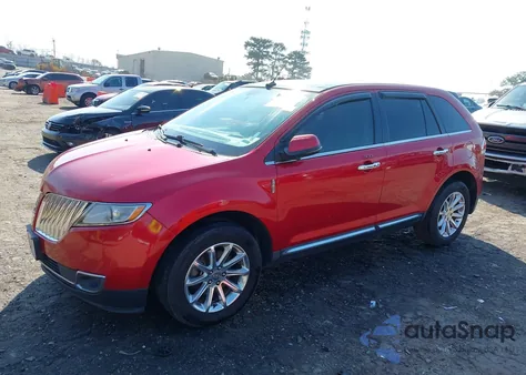 2012 Lincoln Mkx из США, поврежденный, VIN 2LMDJ6JK4CBL16571